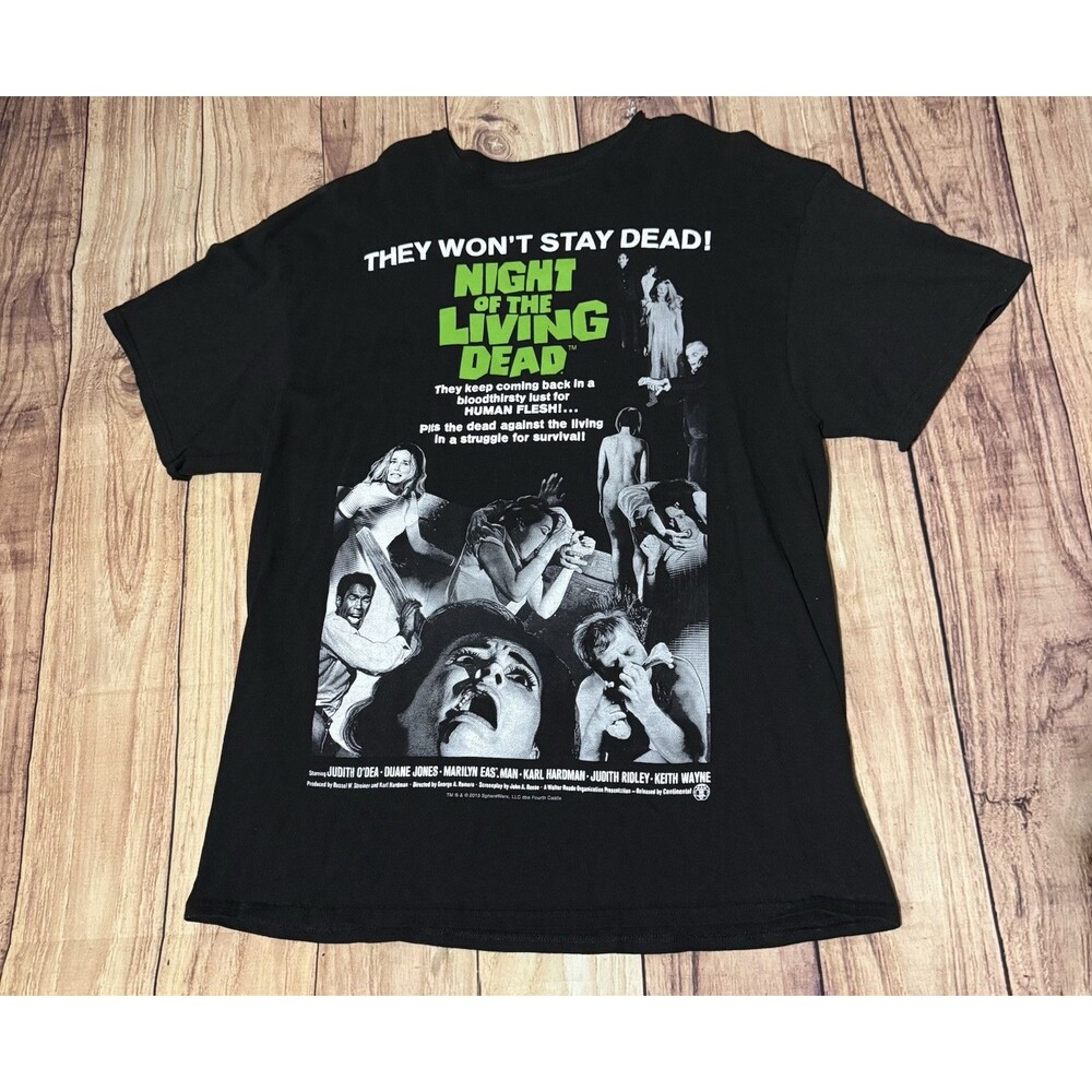 Night Of the Living Dead Movie Poster T-Shirt Size XL Black Hifidelity